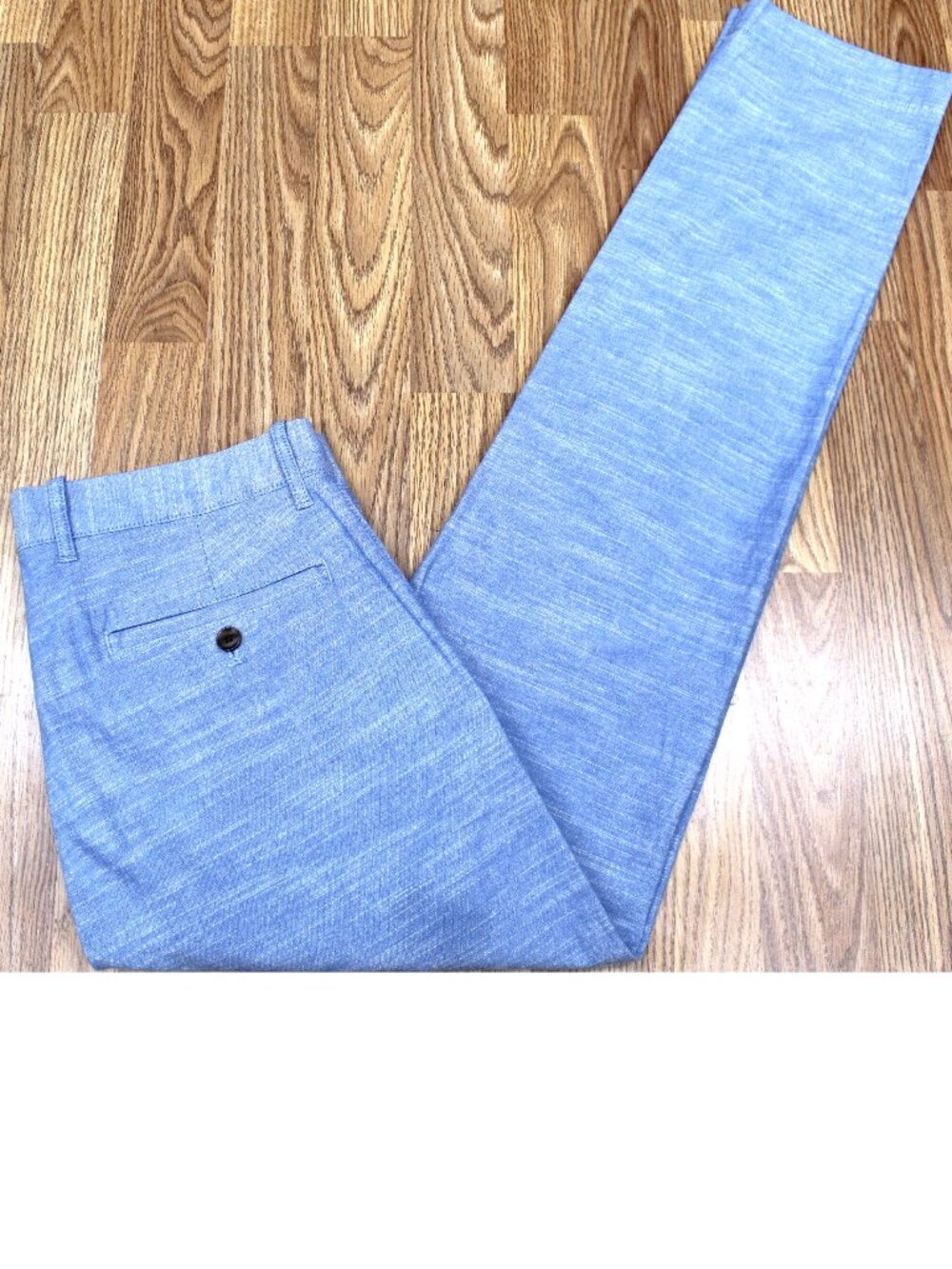30x32 J.CREW SLIM FIT COTTON/SPANDEX PANTS LIGHT BLUE Sz 30W x 32L